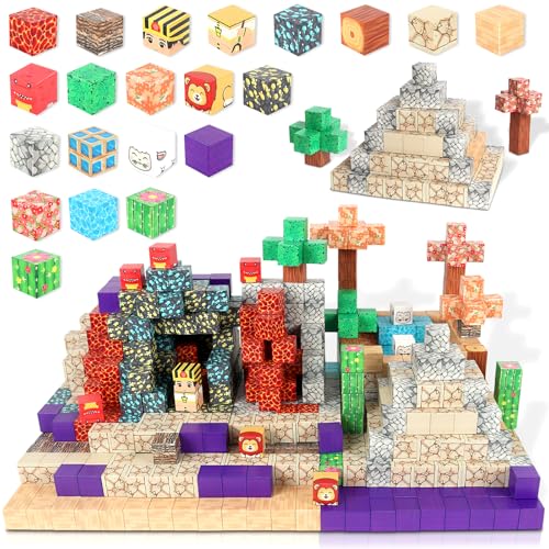 Eteiylt 150 Stück Magnetische Bausteine, Magnetisches Spielzeug Blöcke, Magnetische Bausteine Bauspielzeug, Magnetisches Blöcke, STEM Montessori Spielzeug ab 3 Jahre Geschenk für Kinder Eteiylt 150 Stück Magnetische Bausteine, Magnetisches Spielzeug Blöcke, Magnetische Bausteine Bauspielzeug, Magnetisches Blöcke, STEM Montessori Spielzeug ab 3 Jahre Geschenk für Kinder von Eteiylt