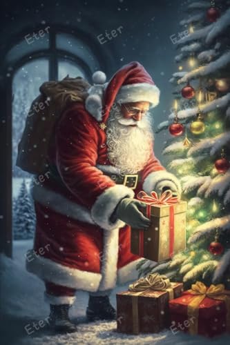 Puzzles für Erwachsene, 1000 Teile, Holzpuzzle, Weihnachtsmann-Geschenke, großes Familienspaß-Puzzle, herausfordernde und lustige Aktivität, Weihnachtsdekoration oder Geschenke für Frauen (70 x 50 cm) Puzzles für Erwachsene, 1000 Teile, Holzpuzzle, Weihnachtsmann-Geschenke, großes Familienspaß-Puzzle, herausfordernde und lustige Aktivität, Weihnachtsdekoration oder Geschenke für Frauen (70 x 50 cm) von Eter
