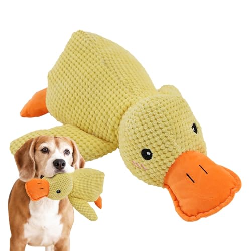 Quack-Quack Duck Dog Toy, The Mellow Dog Duck Toy, Quacksalber Ente Hundespielzeug, Beruhigende Ente Für Hunde, Ausgestopftes Enten-hundespielzeug, Langlebiges Plüsch-Kauspielzeug Quack-Quack Duck Dog Toy, The Mellow Dog Duck Toy, Quacksalber Ente Hundespielzeug, Beruhigende Ente Für Hunde, Ausgestopftes Enten-hundespielzeug, Langlebiges Plüsch-Kauspielzeug von Eteslot