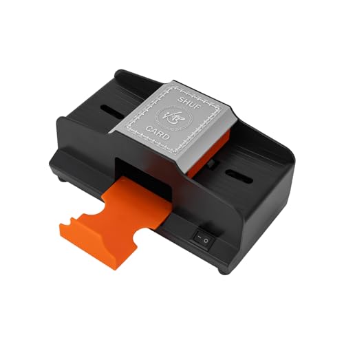 Kartenmischmaschine Elektrische Manueller&Automatischer Kartenmischer Elektrisch USB-Wiederaufladbar Mischmaschine Karten Mischgerät Kartenmischgerät Card Shuffler für 2 Decks,UNO,Poker,Texas Hold'em von Etrhdfyts