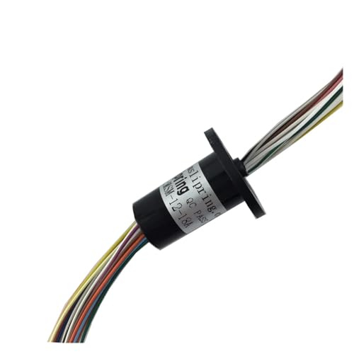 12,5 mm Mikro-Schleifring, 2/4/6/8/12/18 Kanal, 2 A, drehbarer Esstisch, RC-Modell-Chassis, unendliche Drehung, PTZ-Gimbal, elektrische Ringe(18 Channel) von EtriiQURV