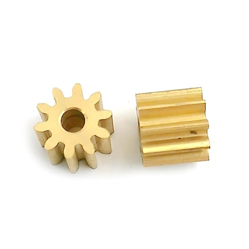 EtriiQURV 10T 0,8M Kupferzahnrad Außendurchmesser = 9,5 Mm Dicke = 8 Mm 10 Zähne Messingritzel Loch 3/3,17/4/5 Mm 103A 104A 105A(4mm) von EtriiQURV