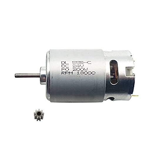 EtriiQURV 18000/20000 U/min Metall DL 555-C 24V 200W Motoren for Kinder Elektroauto DL 555-C 24V High Speed ​​High Power 9/10T(555 24V 18000 9T) von EtriiQURV