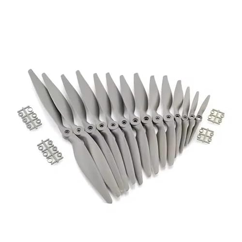 EtriiQURV 2 stücke Gem Fan EIN pc Nylon Propeller 5x5/6x4/7x5/8x4/8x6/9x6/10x5/10x7/11x5.5/12x6/13x6.5/14x7/16x8/17x10 Requisiten for RC Modell Flugzeug(2pcs 8040) von EtriiQURV