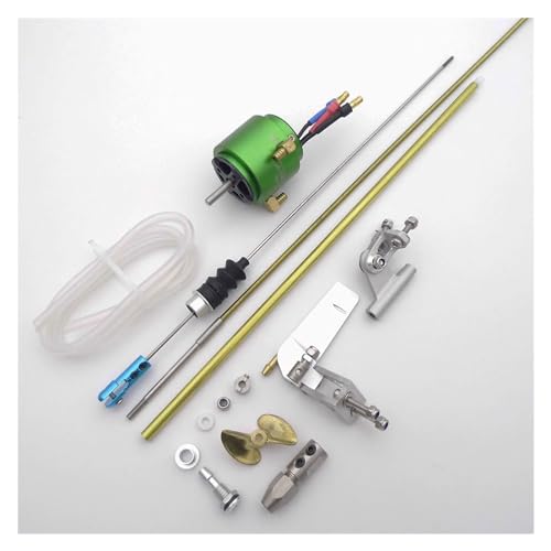 EtriiQURV 3,175 Mm 1/8 Zoll Flexible Wellenstrebe 2835 KV3300 Bürstenloser Motor 52 Mm Ruderpropeller for Kleine RC-Bootsgeschwindigkeit Mono Oral VEE-Boot EtriiQURV 3,175 Mm 1/8 Zoll Flexible Wellenstrebe 2835 KV3300 Bürstenloser Motor 52 Mm Ruderpropeller for Kleine RC-Bootsgeschwindigkeit Mono Oral VEE-Boot von EtriiQURV