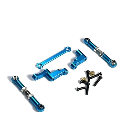 EtriiQURV Compatible with Hyper Go MJX 16207 16208 16209 16210 H16 H16BM 1/16 RC Auto Metallteile Spurstange Montage(Blue) von EtriiQURV