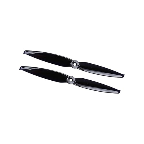EtriiQURV Gem Fan Flash 7042 2-Blatt-Propeller 7 Zoll PC FPV-Propeller for FPV RC-Drohne mit großer Reichweite, 5 mm Befestigungsloch, 4 Paar/8 Stück(Black) von EtriiQURV