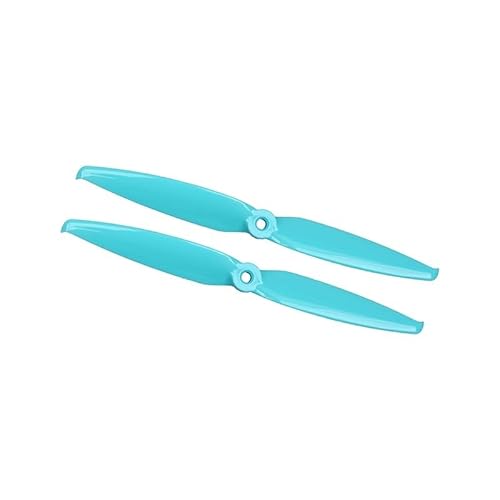 EtriiQURV Gem Fan Flash 7042 2-Blatt-Propeller 7 Zoll PC FPV-Propeller for FPV RC-Drohne mit großer Reichweite, 5 mm Befestigungsloch, 4 Paar/8 Stück(Blue) von EtriiQURV