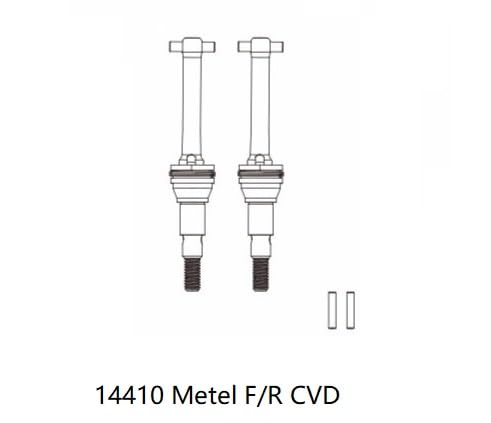 EtriiQURV MJX Hyper Go 14301 14302 14303 1/14 Fernbedienung Autos R/C LKW Original Teile Ersatz Differential/Stoßdämpfer/Motor(Camel) von EtriiQURV