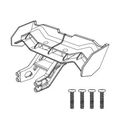 EtriiQURV MJX Hyper Go H16H 16208 16209 16210 Modifiziertes Zubehör Differential Stoßdämpfer Reifen Stoßstange Getriebe 1/16 RC Auto Ersatzteile(1612A) von EtriiQURV