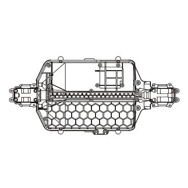 EtriiQURV MJX Hyper Go H16H 16208 16209 16210 Modifiziertes Zubehör Differential Stoßdämpfer Reifen Stoßstange Getriebe 1/16 RC Auto Ersatzteile(16150) von EtriiQURV