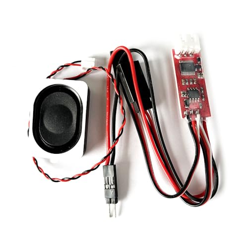 EtriiQURV RC Diesel Motor Sound Modul Simulation 2W / 3W Lautsprecher for BAU Fahrzeuge Containe LKW Micro RC Auto(with 2W Speaker) von EtriiQURV