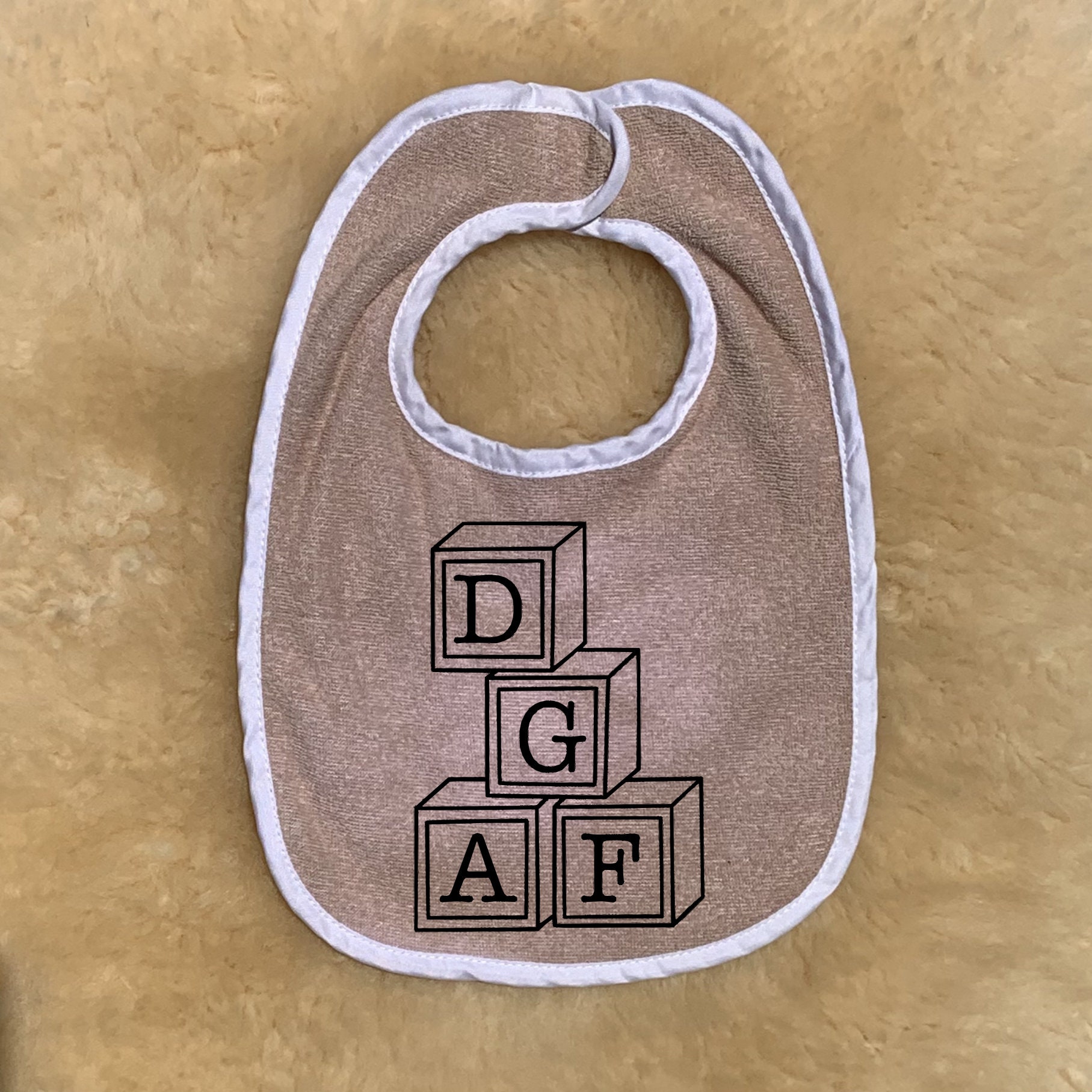 Dgaf Baby Lätzchen - Crude Rude Lustige Weird Unisex Säugling Neugeborene Kleinkind Shower Geschenk von Etsy - 101DamnationsShop