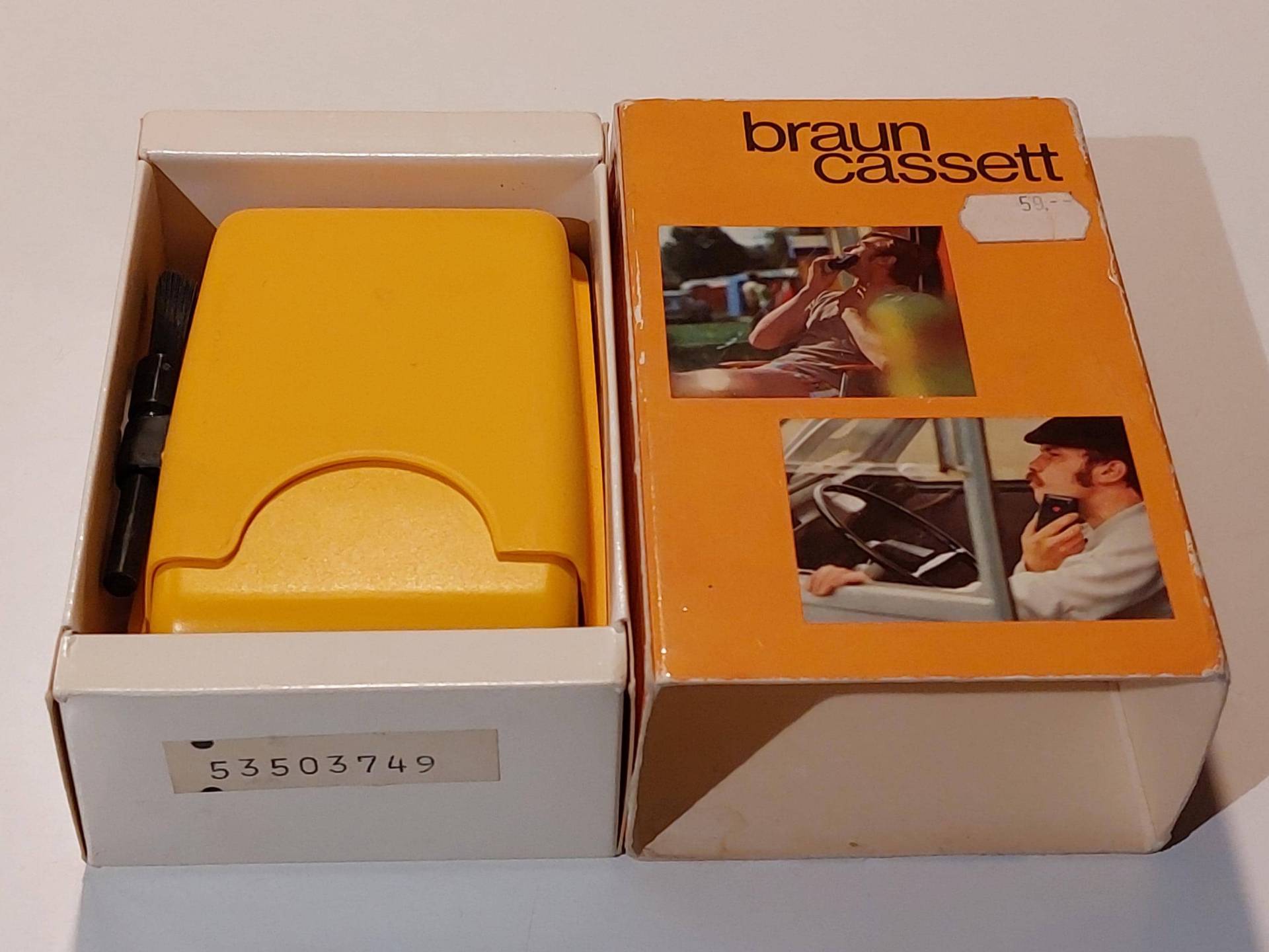 Rasierer "Braun Cassett" Battery, Orange, Neuwertig, Ovp, Sammler | Nos von Etsy - 123realdesign