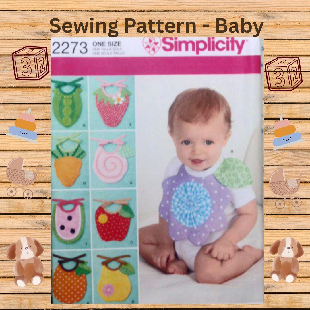 Schnittmuster, Babylätzchen, Süßes Erdbeer-Lätzchen, #2273, Apfel-Lätzchen, 8 Verschiedene Lätzchen, Birnenform-Lätzchen. Leicht Zu Nähen von Etsy - 1momentNtime