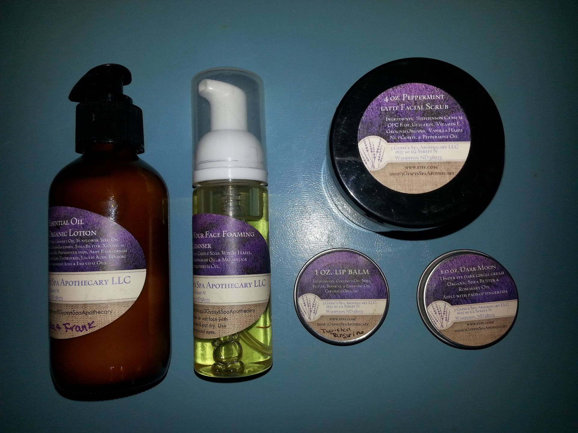 Frei Ihr Gesicht-Kit Mit Pfefferminz-Latte-Peeling von Etsy - 3GypsysSpaApothecary