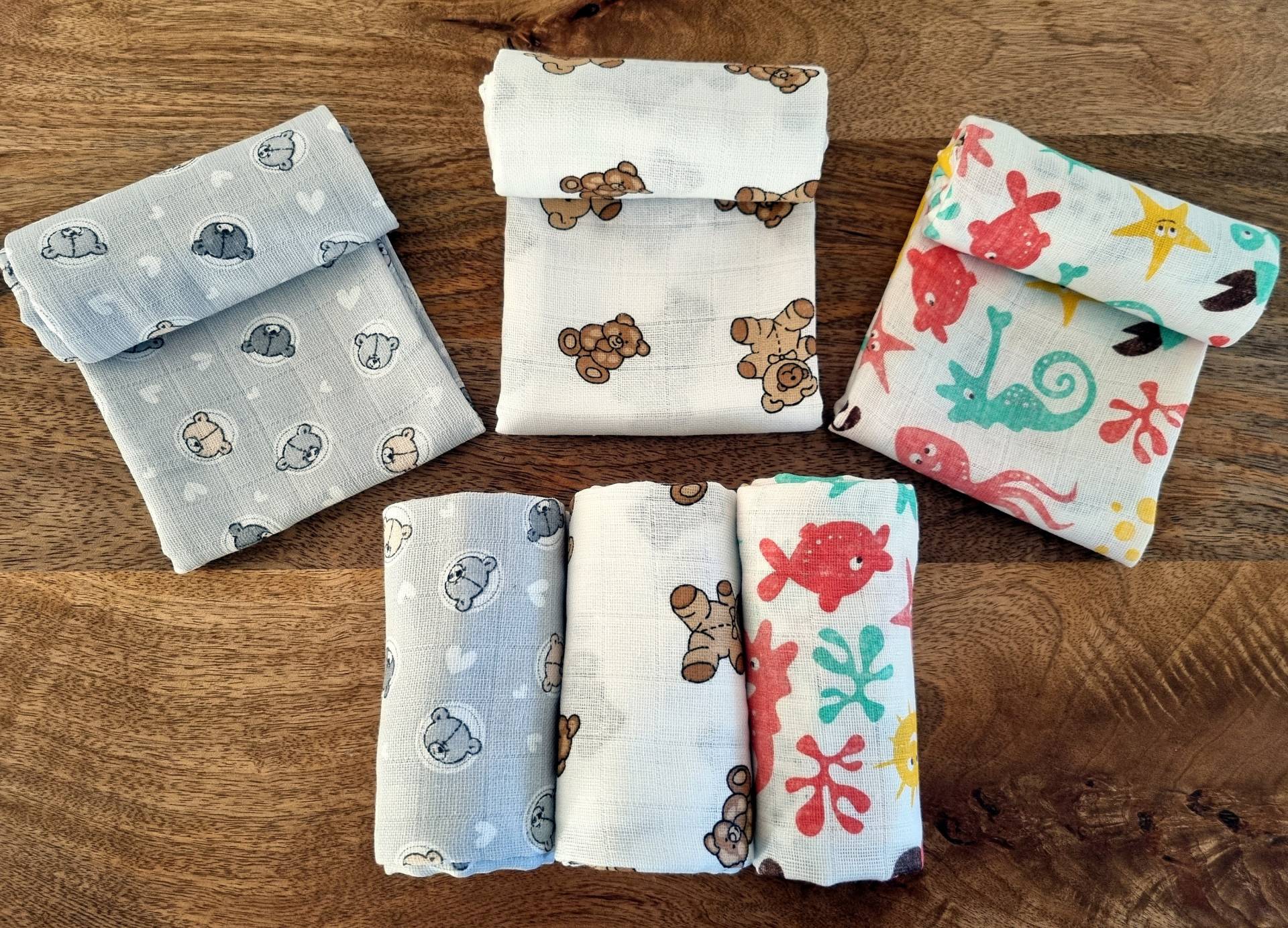 Bebeloo Mullwindeln 6Er Pack 80x80 Spucktücher Aus Baumwolle Stoffwindeln Saugstark Waschlappen Schadstoffgeprüft Zertifizierte Kindermuster Bebeloo Mullwindeln 6Er Pack 80x80 Spucktücher Aus Baumwolle Stoffwindeln Saugstark Waschlappen Schadstoffgeprüft Zertifizierte Kindermuster von Etsy - 4LTextil