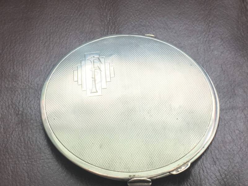 Wunderschönes Vintage Massives Sterling Silber Pulver Kompaktes Gehäuse Von B Und Co von Etsy - 5426408