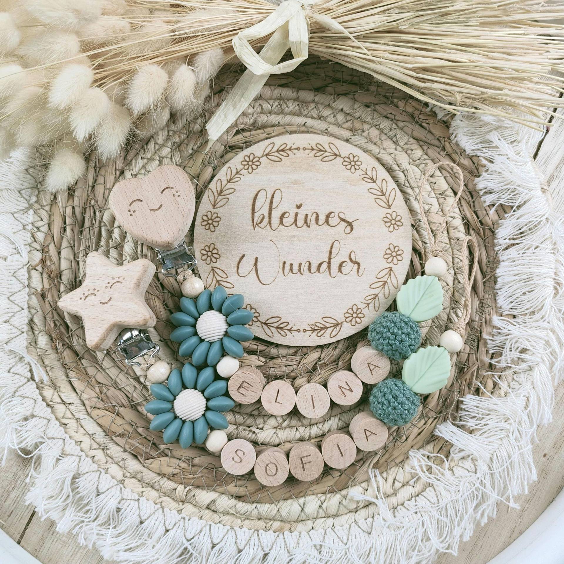 Schnullerkette, Schnullerkette Mit Namen, Viele Verschiedene Farben, Mädchen , Blume, Stern, Vogel Schnullerkette, Schnullerkette Mit Namen, Viele Verschiedene Farben, Mädchen , Blume, Stern, Vogel von Etsy - 7miniwunder
