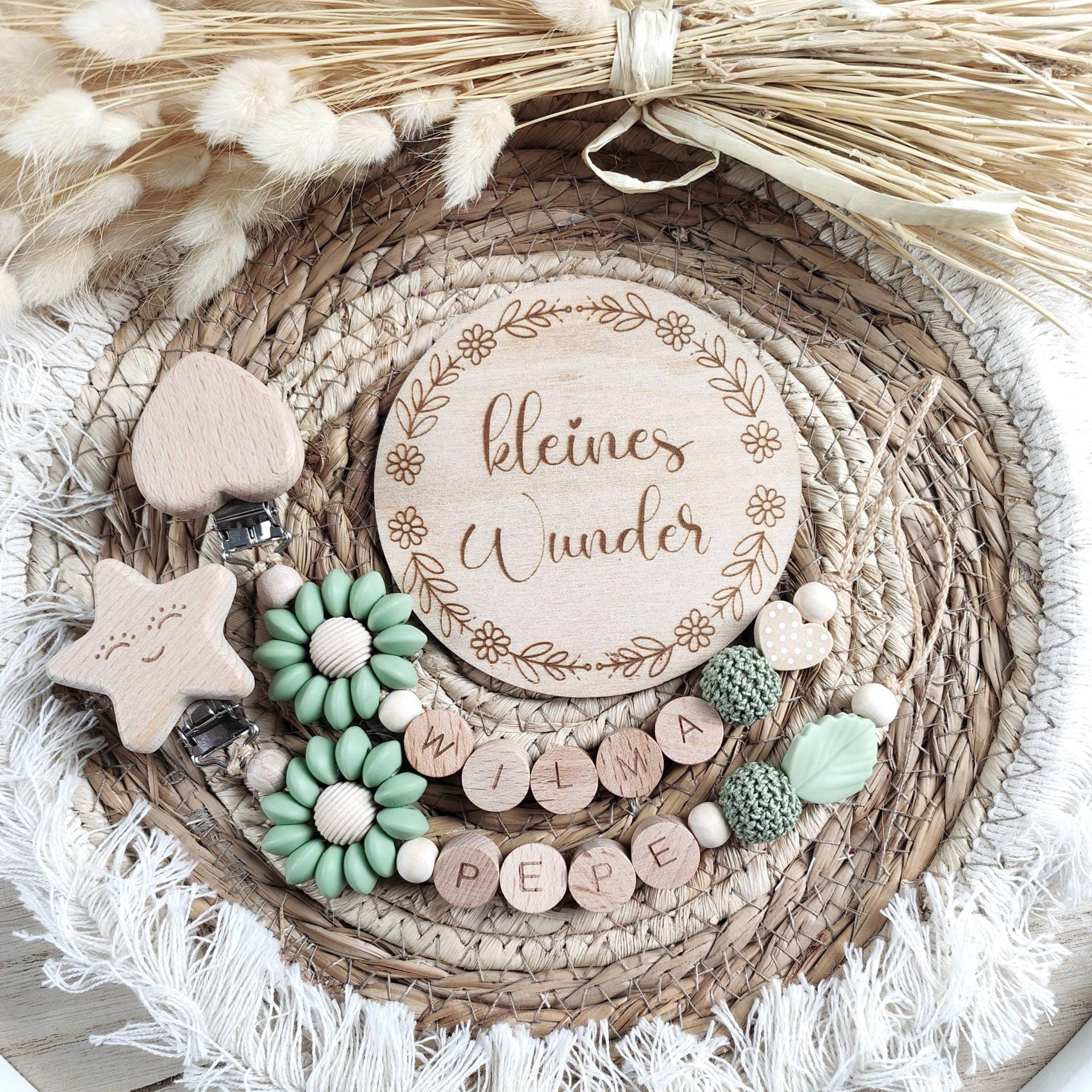 Schnullerkette Mit Namen | Mädchen Junge Personalisiert Blume Taufe |Babygeschenk Schnullerkette Mit Namen | Mädchen Junge Personalisiert Blume Taufe |Babygeschenk von Etsy - 7miniwunder