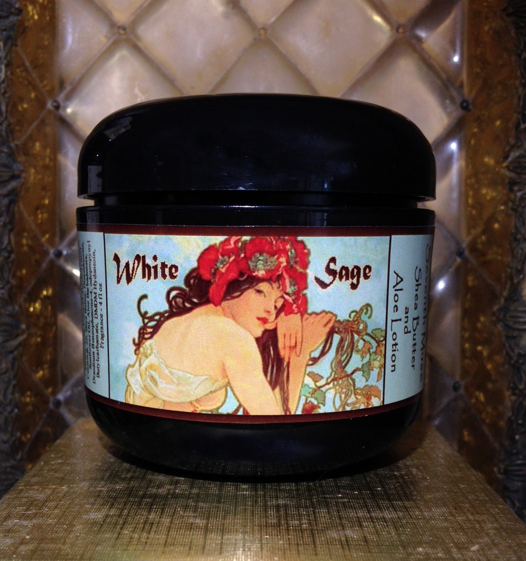Weißer Salbei - Sheabutter & Aloe Lotion Weißer Salbei - Sheabutter & Aloe Lotion von Etsy - 7thmuse