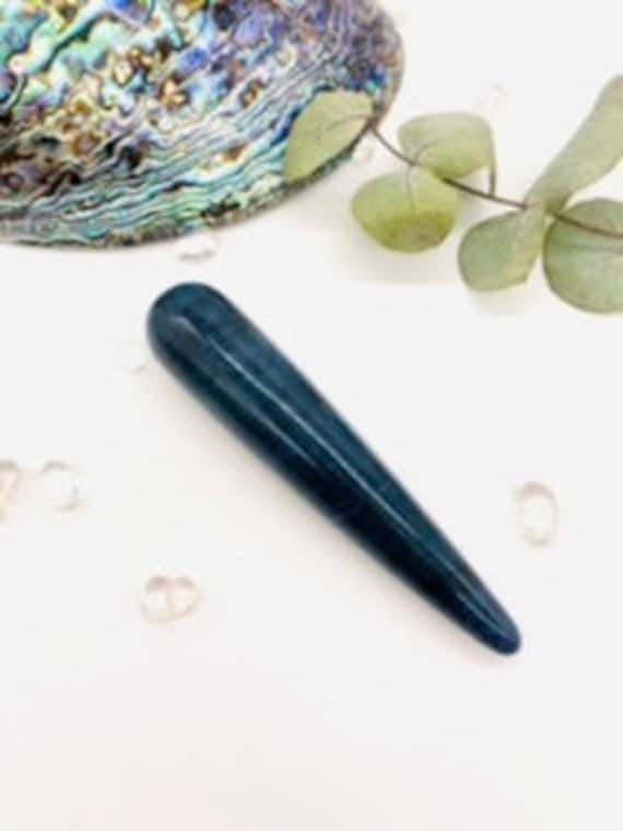 Edelstein Massagestab Aus Dumortiriet, Massagekristall, Heilstein von Etsy - ACHTZAM