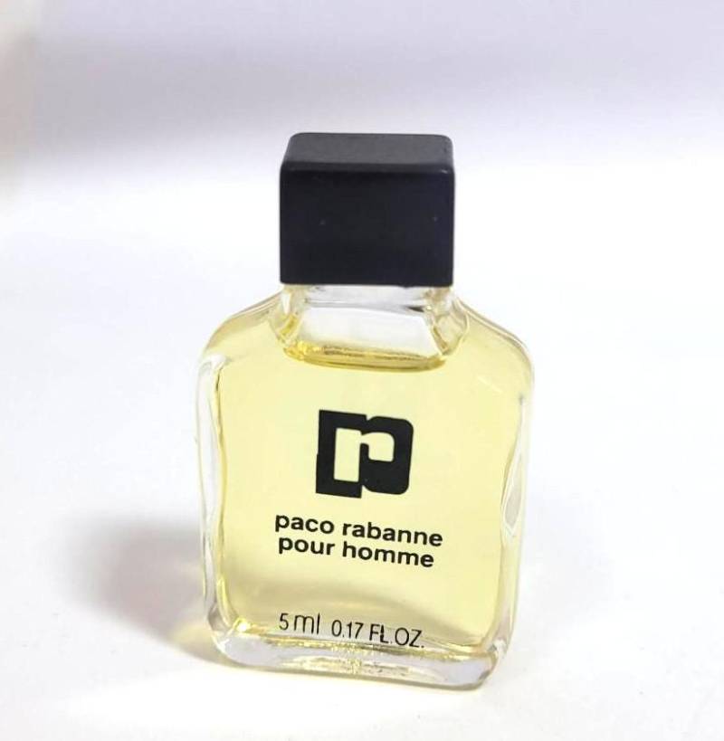 Paco Rabanne Pour Homme, 1973 Miniature .. 5Ml Vintage Edtcollectible Fragrance, .mini Parfüm, , Duft Für Männer von Etsy - ACapellla