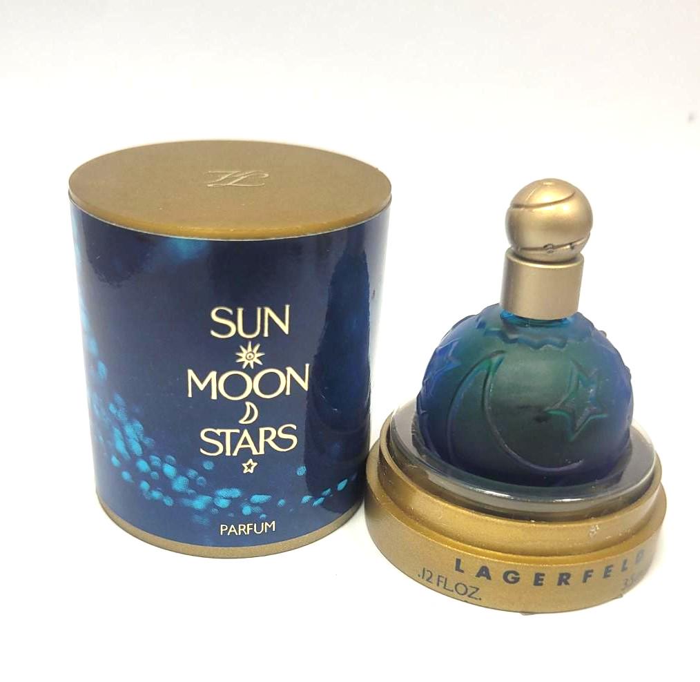 Sonne Mond Sterne Karl Lagerfeld 3, 5 Ml. Parfüm Vintage Miniature .1994 Mit Box von Etsy - ACapellla