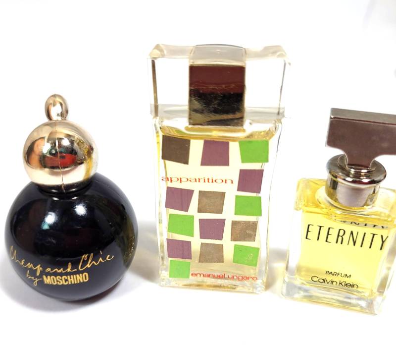 Vintage Miniatur Parfüm Set Moschino, Ungaro, Calvin Klein von Etsy - ACapellla
