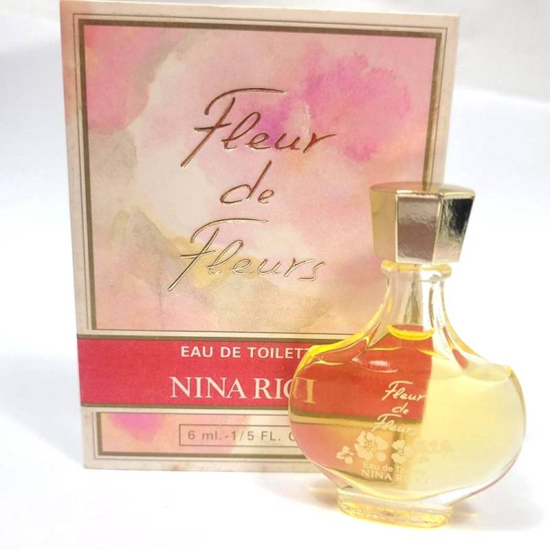 Vintage Nina Ricci Fleur De Fleurs Edt Miniatur 6 Ml - Seltenes Sammlerparfum Mit Box von Etsy - ACapellla