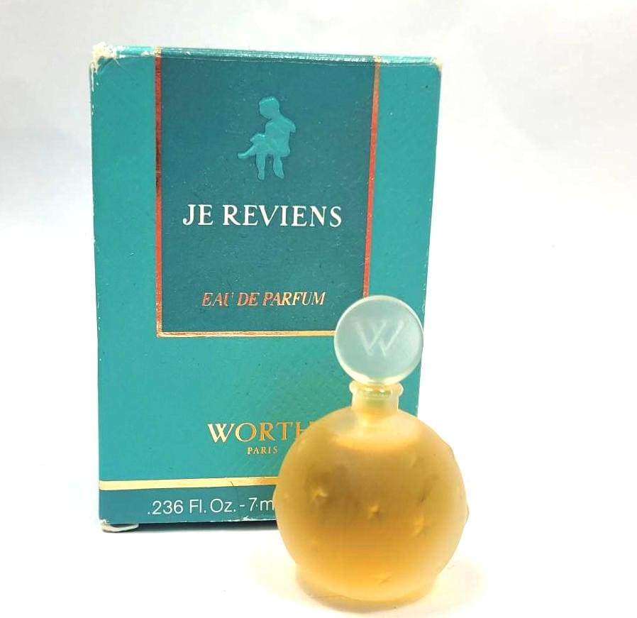 Vintage Worth Je Reviens Eau De Parfum 7 Ml Miniature Floral Mit Box von Etsy - ACapellla