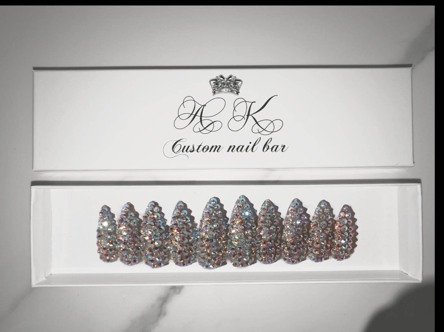Voll Besetzten Swarovski-Kristall-Set von Etsy - AKCustomDesignBar