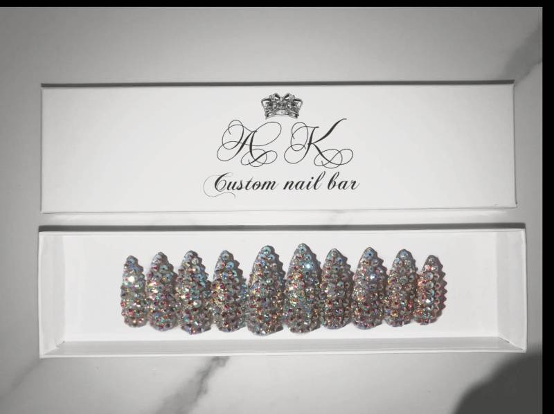 Voll Besetzten Swarovski-Kristall-Set von Etsy - AKCustomDesignBar