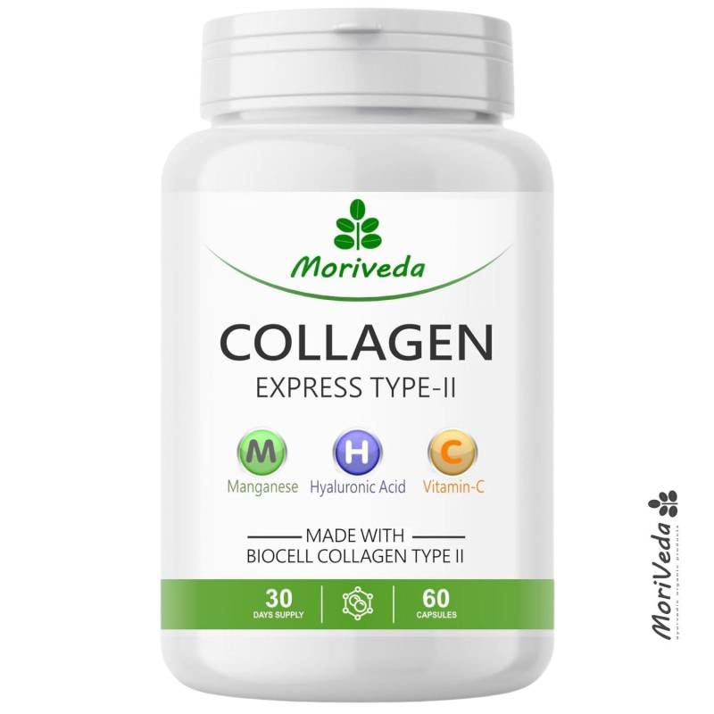 Biocell Collagen Express Kapseln | Kollagen Typ 2, Hyaluronsäure, Chondroitin, Mit Vitamin C & Mangan Laborgeprüft Moriveda 60 Stück von Etsy - AMTECTrading