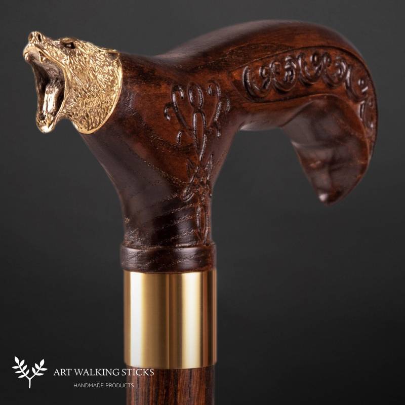 Bär Luxus Gehstock Für Männer, Cooler Fasionable Griff Messing Bärenkopf Geschenk Ihn Bär Luxus Gehstock Für Männer, Cooler Fasionable Griff Messing Bärenkopf Geschenk Ihn von Etsy - ARTWalkingSticks
