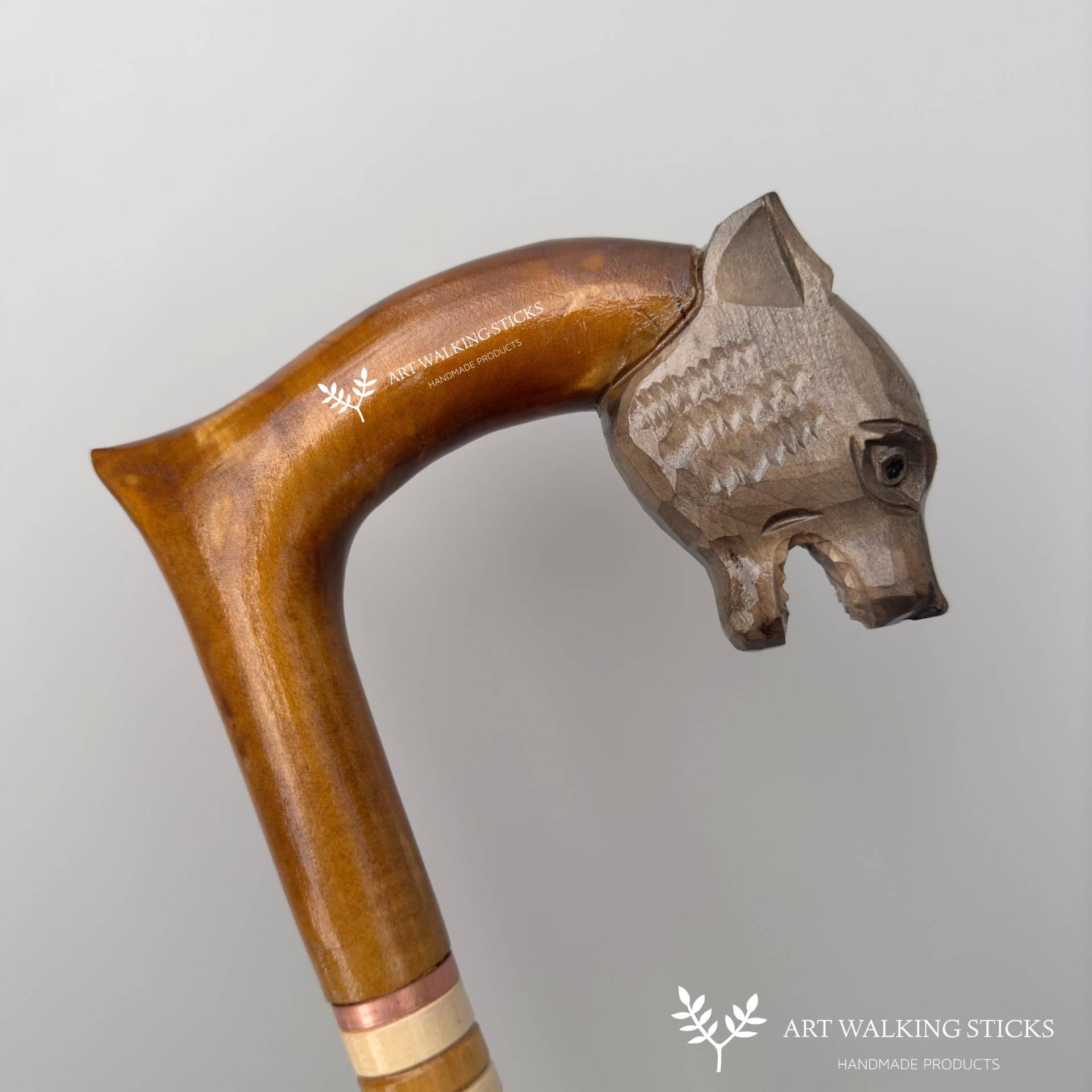 Handgeschnitzter Gehstock/Gehstock Aus Holz von Etsy - ARTWalkingSticks