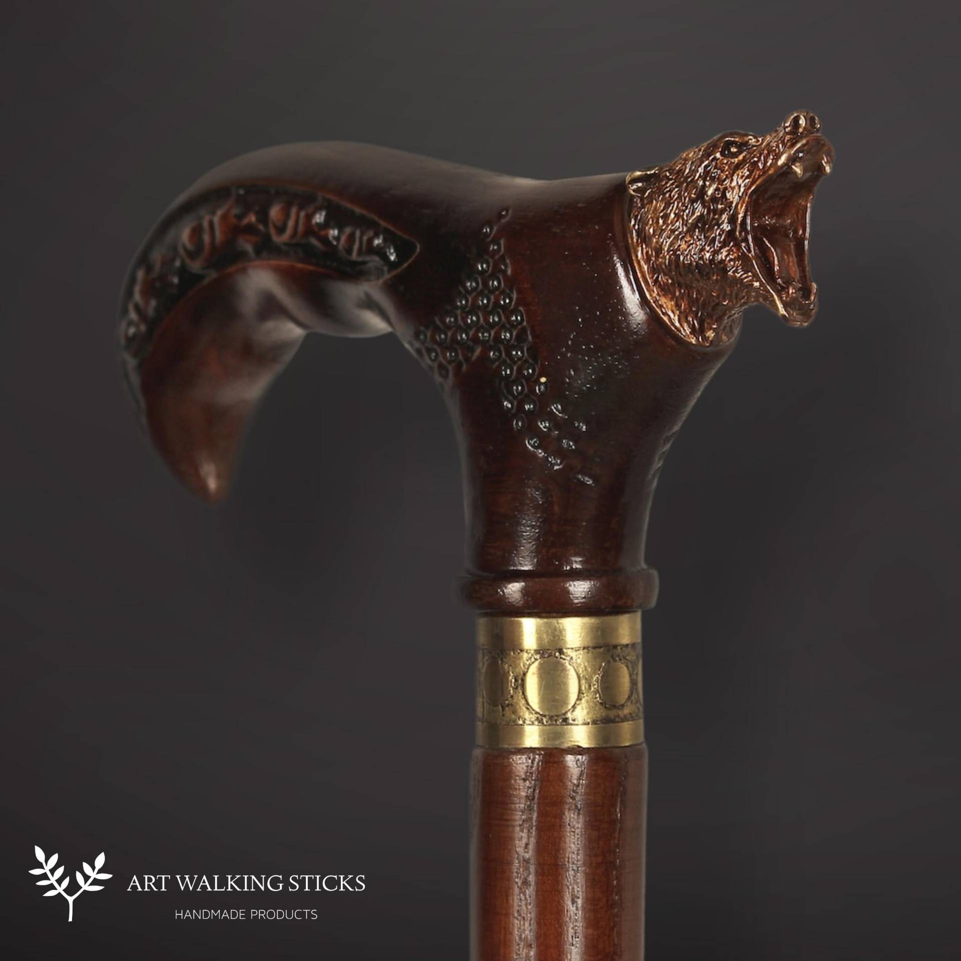 Vip Bär Wanderstock Gehstock Holzstock Handgeschnitzte Gehstöcke Aus Holz Holz von Etsy - ARTWalkingSticks