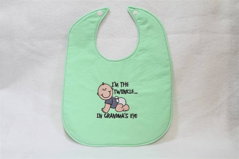 Ihre Wahl Der Süße Bestickte Kleinkind Lätzchen Flanell Mit Fleece-Schläger Füllung Extra Saugfähig von Etsy - ATouchofStitchery