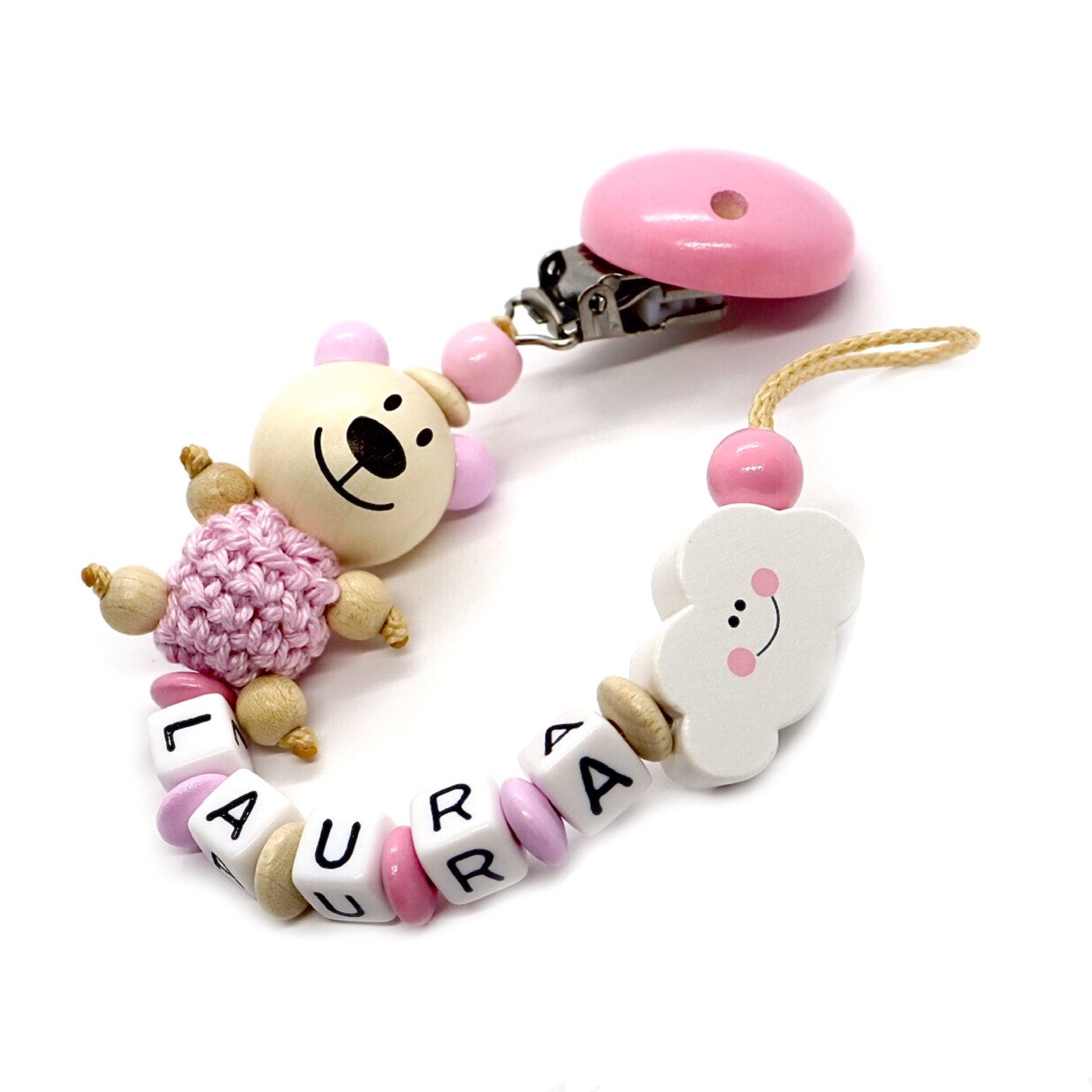 Schnullerkette Mit Namen | Personalisiert Für Mädchen Und Jungen Schnullerkette Mit Namen | Personalisiert Für Mädchen Und Jungen von Etsy - AVHEnterprise
