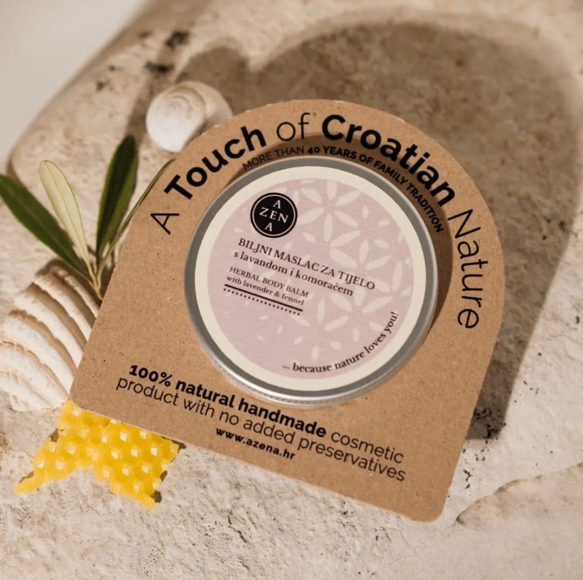 Kräuter Körperbutter | 60Ml - Lavendel & Fenchel Fjaka Edition von Etsy - AZENANaturalSkinCare