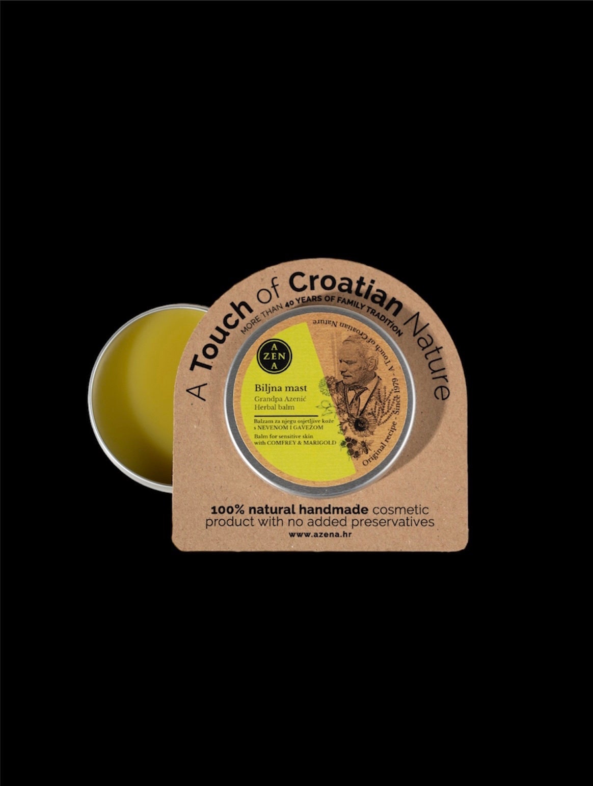 Kräuterbalsam Mit Beinwell Und Ringelblumen - Granpa Azenić's von Etsy - AZENANaturalSkinCare