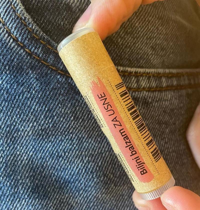 Pflanzlicher Lippenbalsam - Minze Und Mandarine von Etsy - AZENANaturalSkinCare