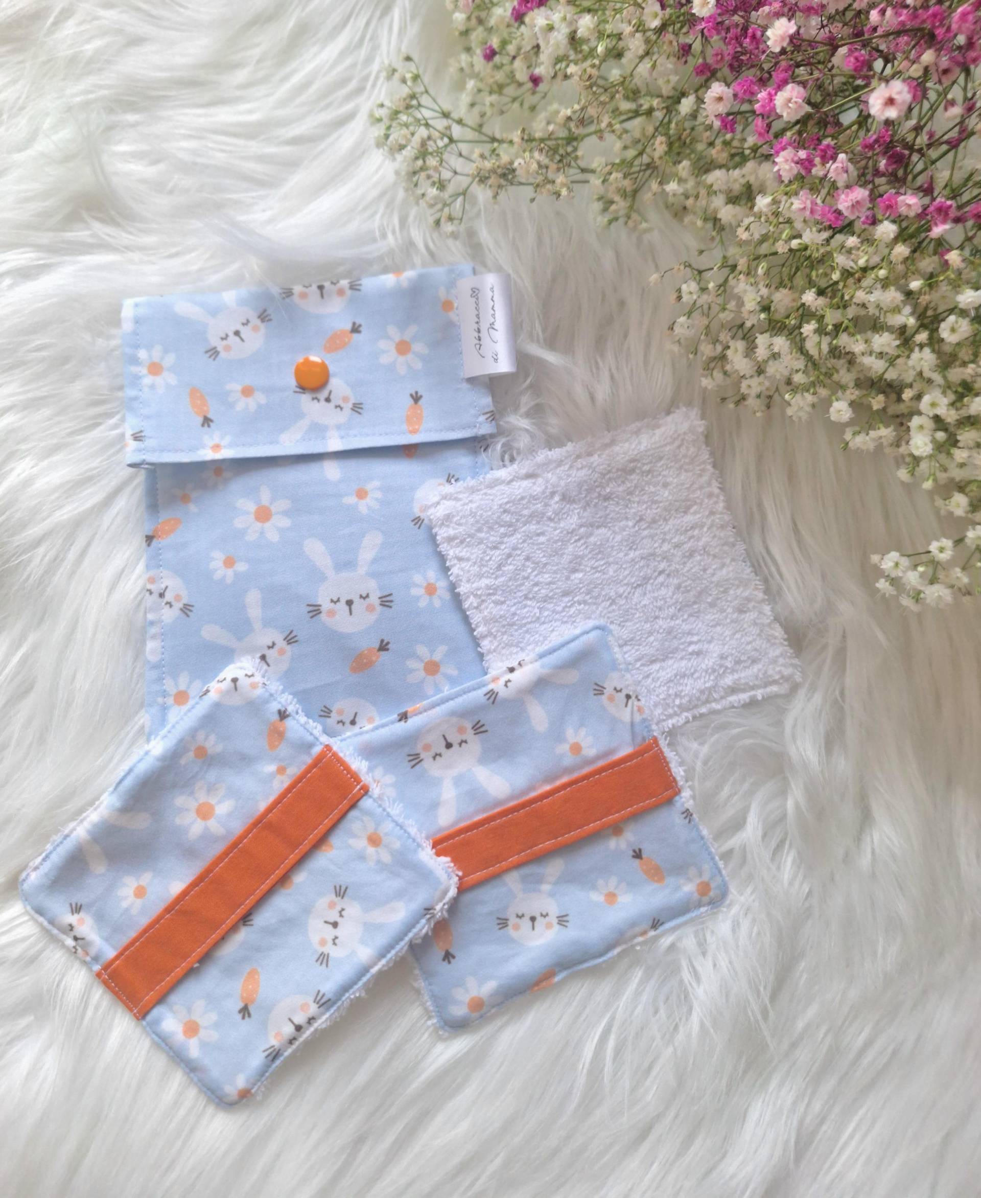 Waschbare Babytücher Mit Tasche - Weich, Umweltfreundlich Und Wiederverwendbar Waschbare Babytücher Mit Tasche - Weich, Umweltfreundlich Und Wiederverwendbar von Etsy - AbbracciodiMamma