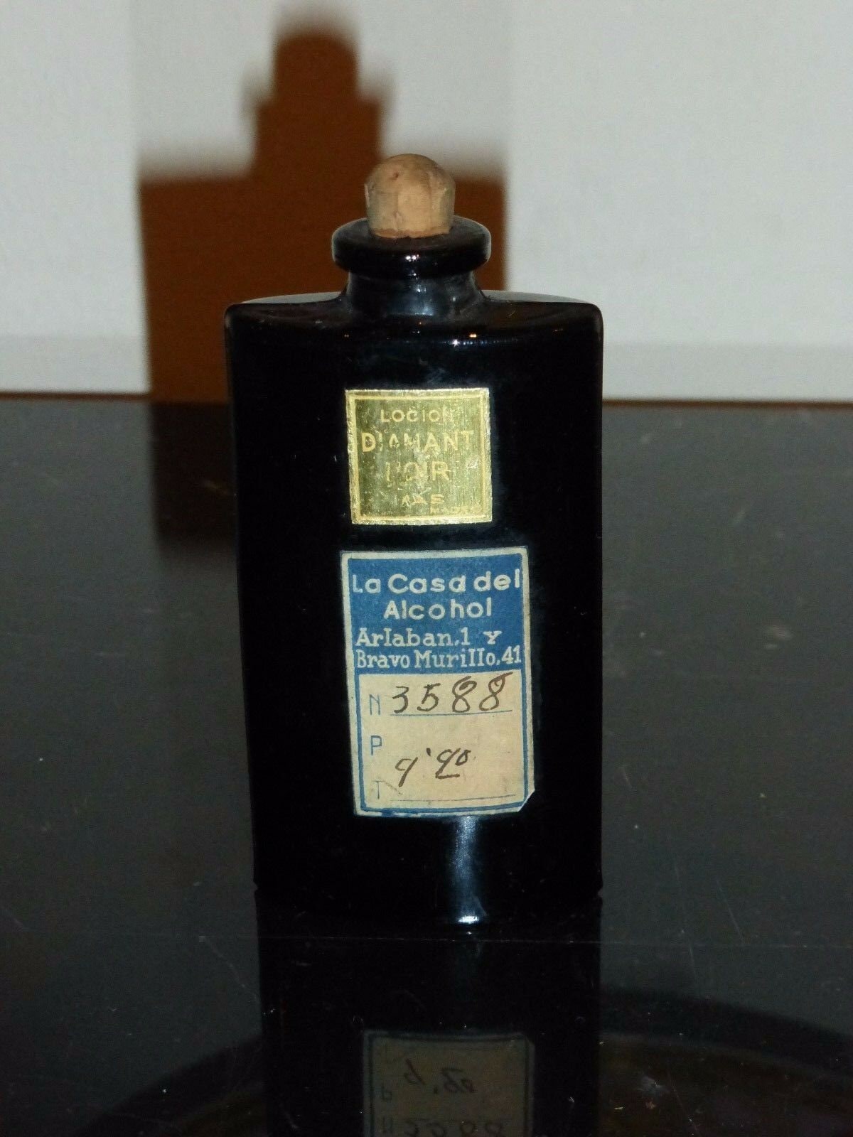 Vintage 1930Er Diamant Noir Mas Madrid Leere Parfümflasche - 15 cm Groß von Etsy - AccentsAntiquesMore