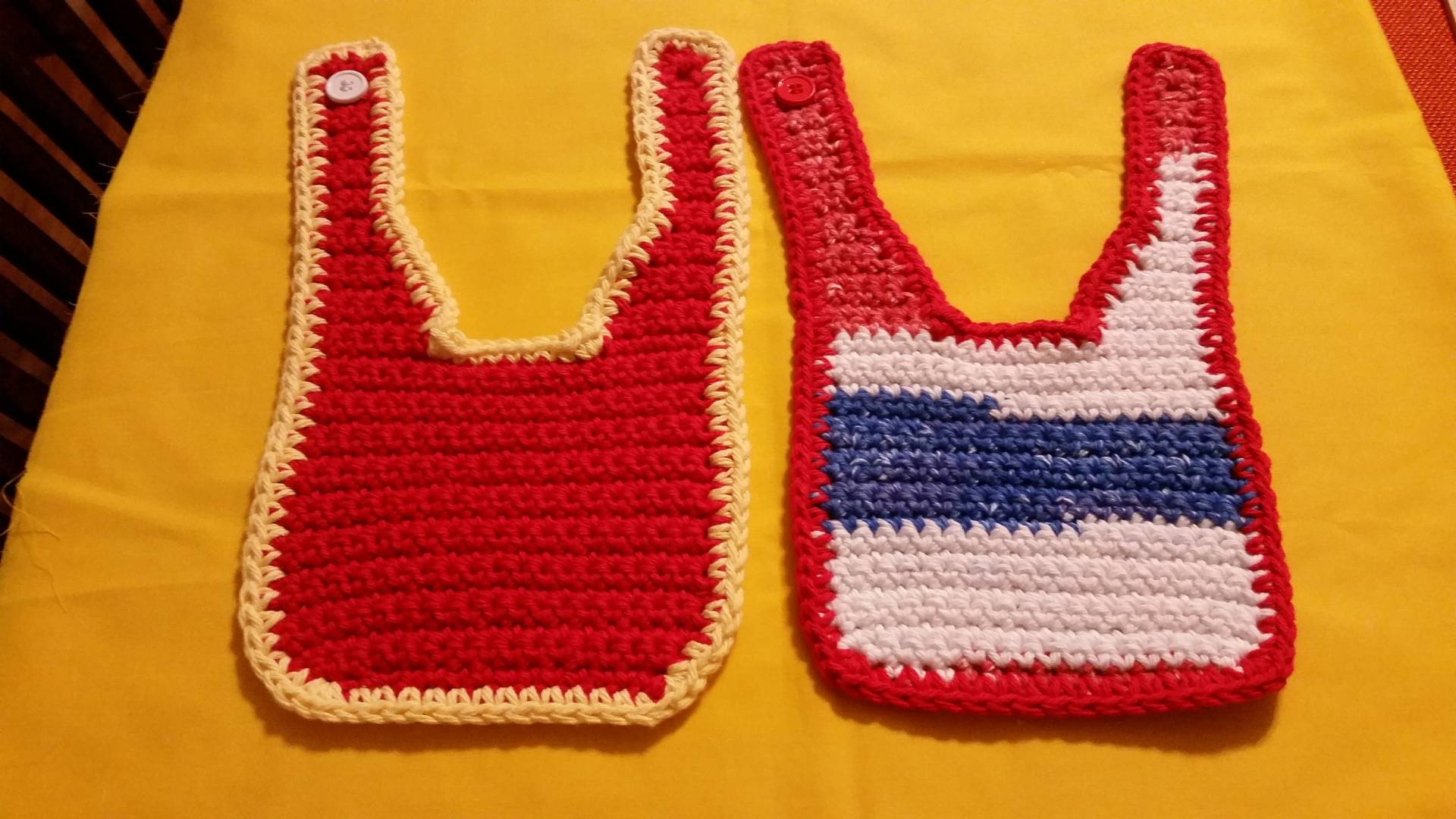Gehäkelte Babylätzchen, Baumwollbabylätzchen, Wiederverwendbare Stofflätzchen, Handgemachte Lätzchen, Sabberlätzchen, Babykleidung von Etsy - AccessoriesByMarcy