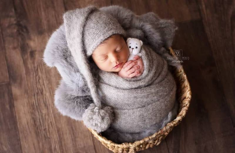 Neugeborenen Requisiten, Newborn Foto Fotografie Outfit, Schneeflocken Set, Babymütze, Babymütze, Alpaka, Schlafmütze, Elfe von Etsy - Adaphotoprops