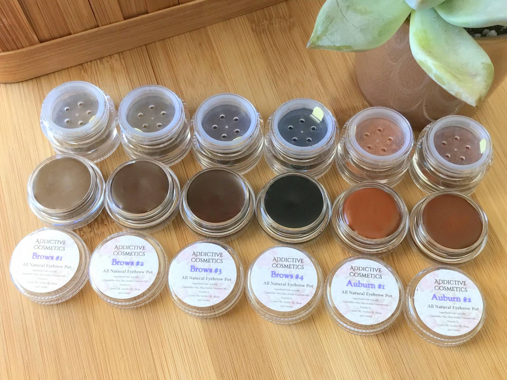 Augenbrauen Duo's - Pomade Und Puder Alle Natürlichen, Vegan Freundlichen Augenbrauenfüller - Vernachlässigen Sie Ihre Brauen Nicht von Etsy - AddictiveCosmetics
