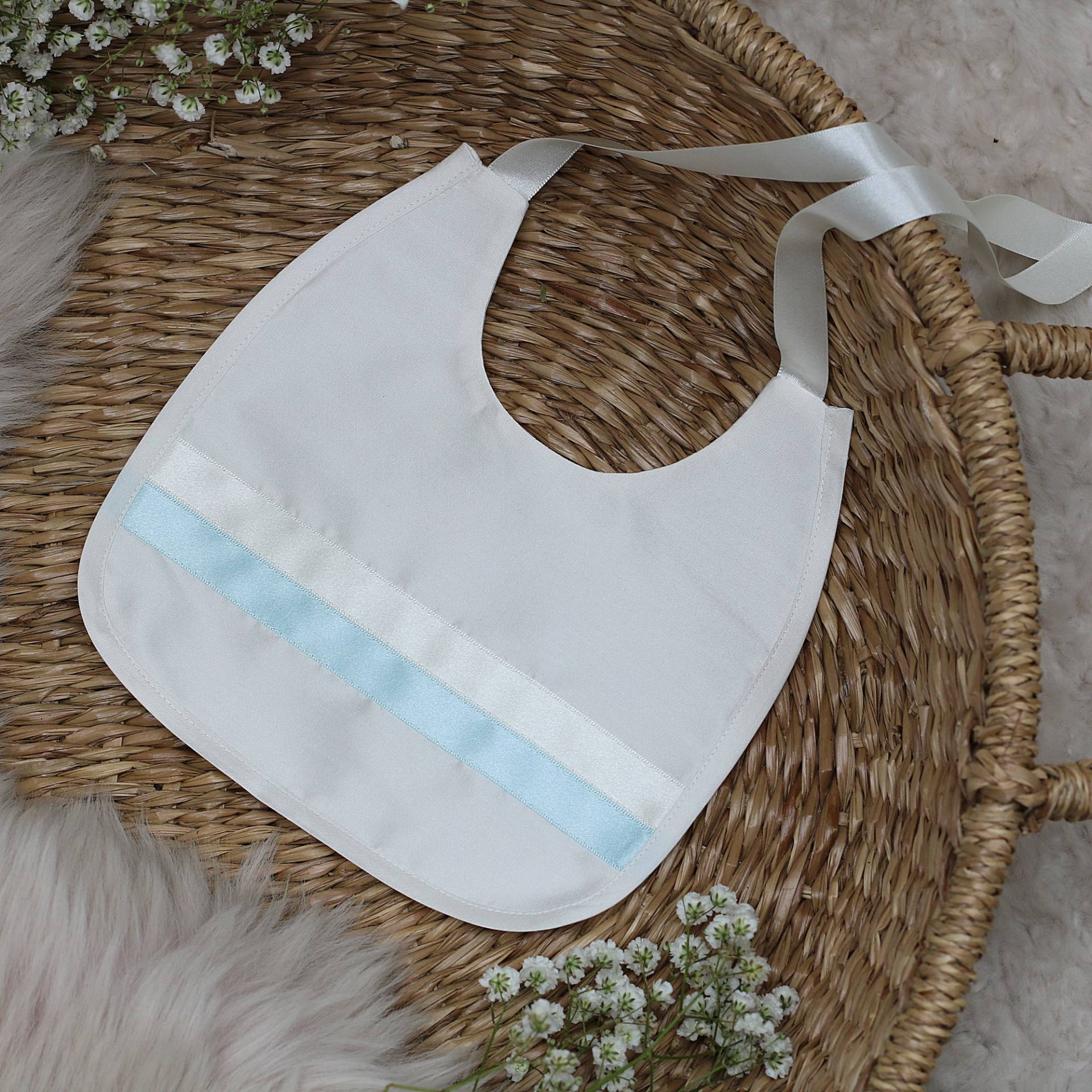 Seide Tauflätzchen "Harry' - Taufzubehör Seidenlätzchen Babylätzchen Jungenlätzchen Segenslätzchen von Etsy - AdoreBabyChristening