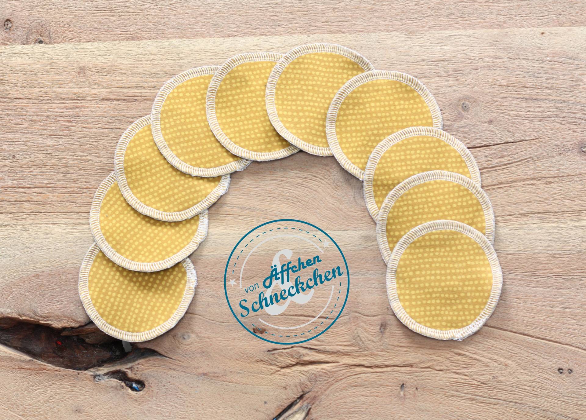10 Bio Abschminkpads | Motiv - Mehrweg Waschbar- Waschlappen Kosmetiktuch Senf Punkte Dots Yoga Namaste Zerowaste 10 Bio Abschminkpads | Motiv - Mehrweg Waschbar- Waschlappen Kosmetiktuch Senf Punkte Dots Yoga Namaste Zerowaste von Etsy - AeffchenSchneckchen