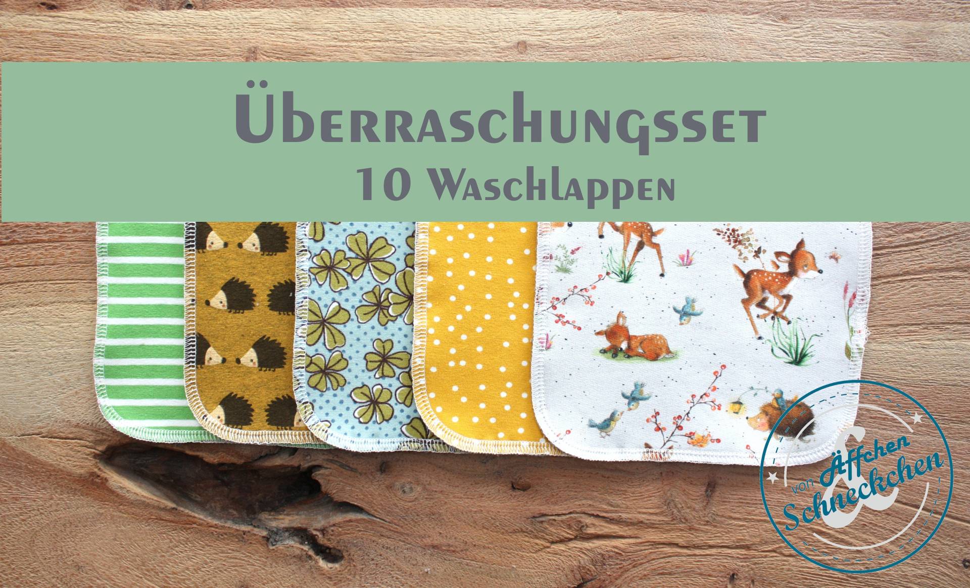 10 Mehrweg Waschlappen - Überraschung Bio Waschbar Zerowaste Lesswaste Aktion 10 Mehrweg Waschlappen - Überraschung Bio Waschbar Zerowaste Lesswaste Aktion von Etsy - AeffchenSchneckchen